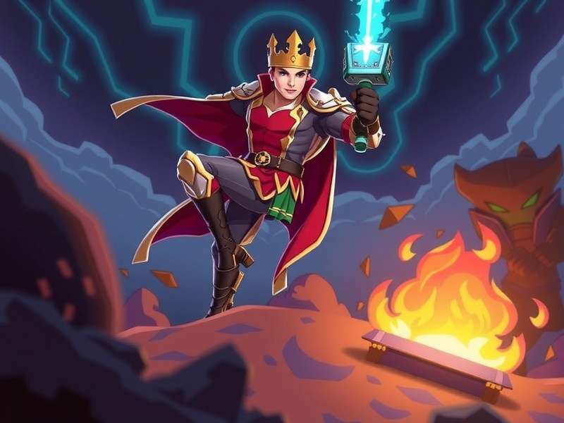 Kick Avenger King Game Character Art